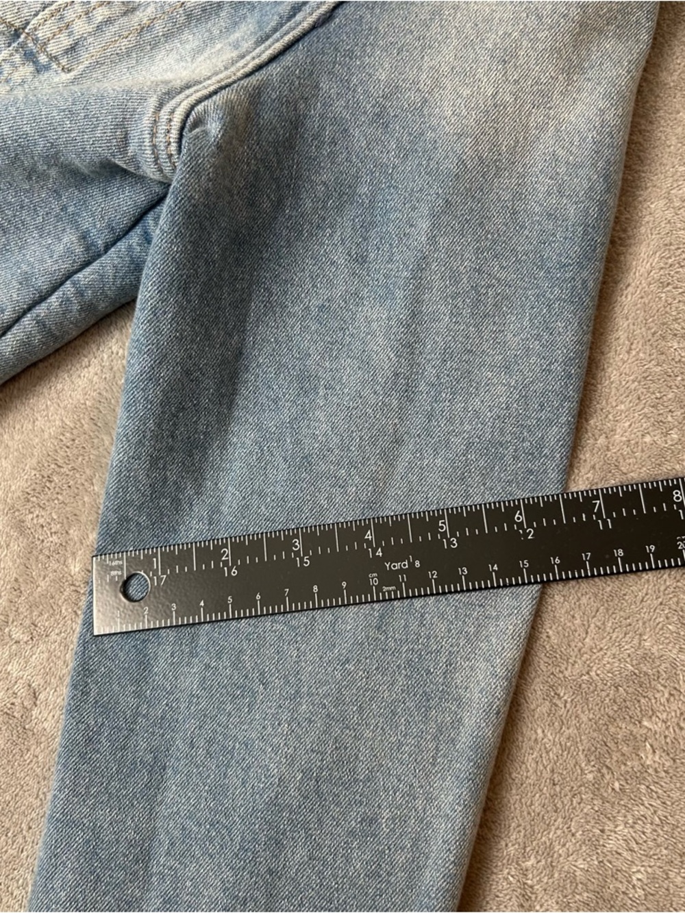 Universal Thread Women’s Jean Jacket Sherpa Lined Denim Jean Jacket Blue One Sz - Picture 16 of 16